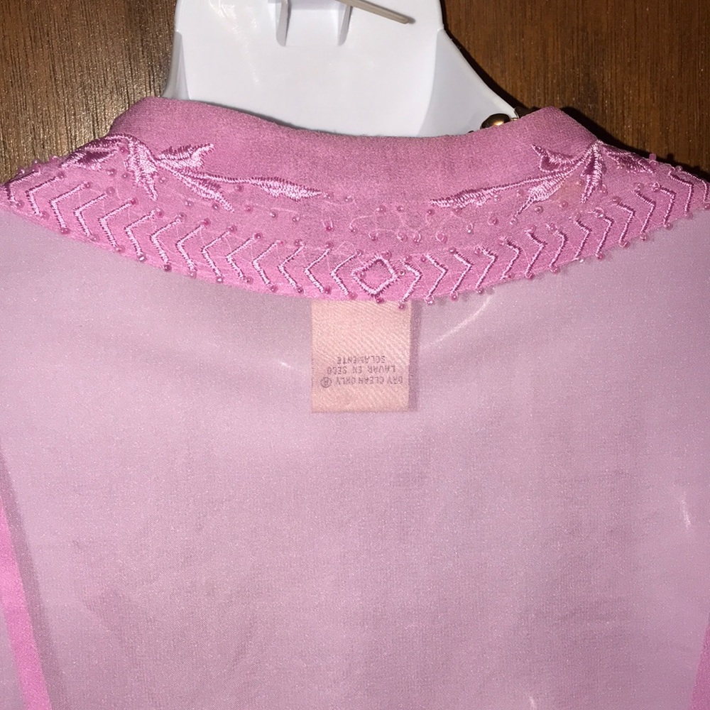 🌹ICE Beaded Sheer Blouse - Picture 5 of 8